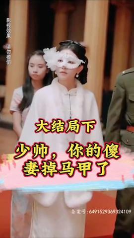 少帥，你的傻妻掉馬甲了(全集)